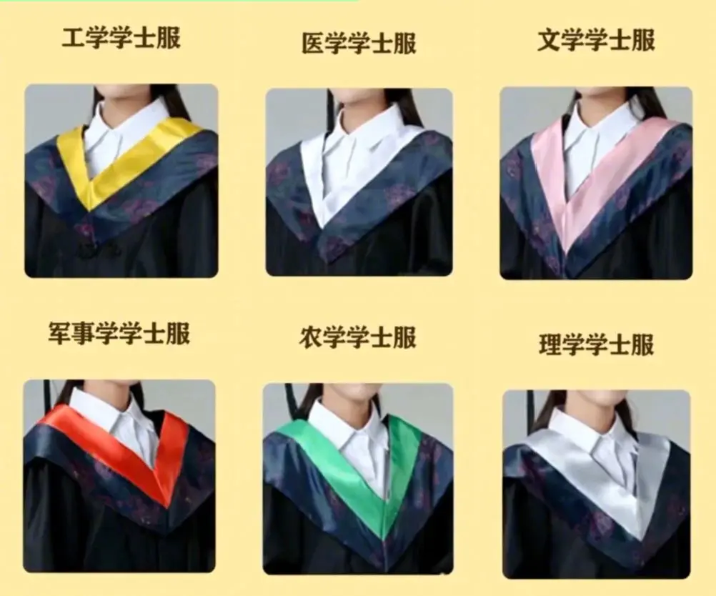 学士服颜色分类有什么意义？不同颜色代表什么？_1